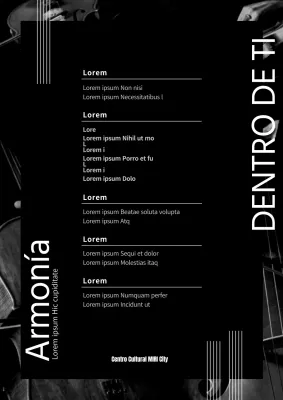 Convocatoria para miembros de una orquesta negra y moderna