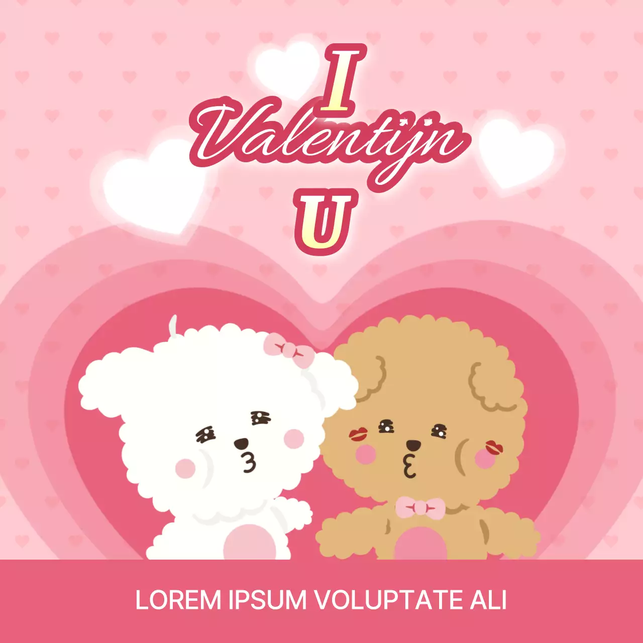 Promoot Valentijnsdag in wit en roze