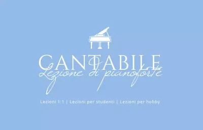 Promozione della lussuosa scuola di pianoforte Blue's