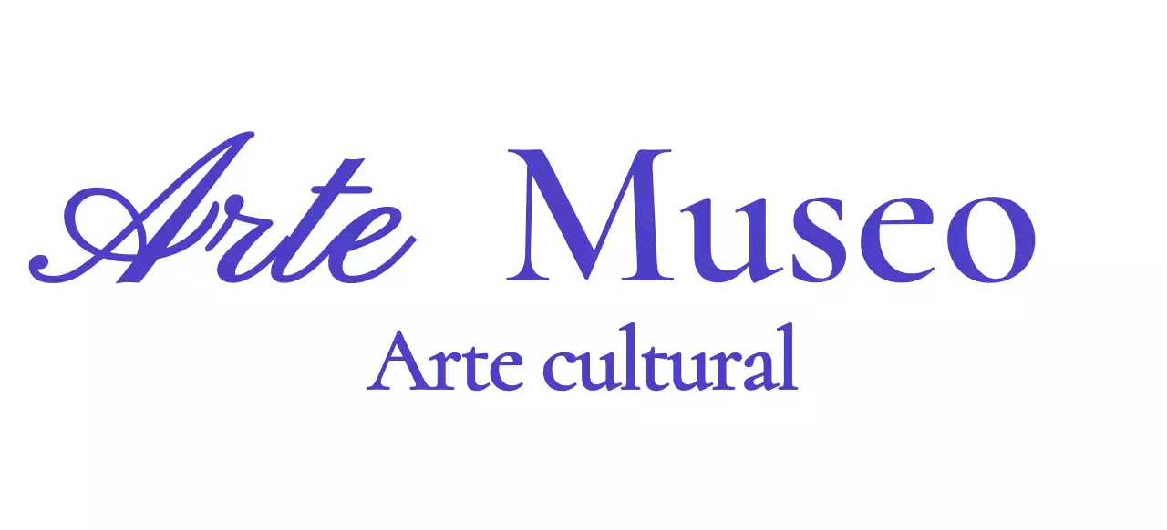 Logotipo de museo con un concepto cursivo elegante