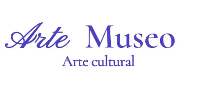 Logotipo de museo con un concepto cursivo elegante