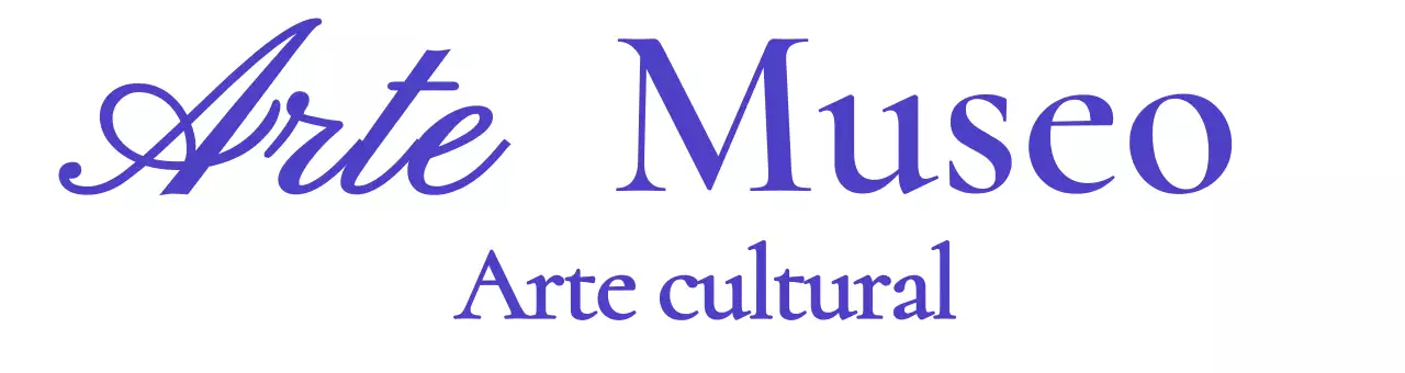 Logotipo de museo con un concepto cursivo elegante