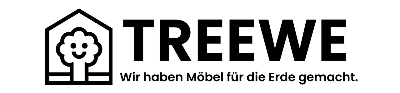 Corporate Colour Design für Möbel mit Markenlogo, das einen Baum in einem Haus zeigt
