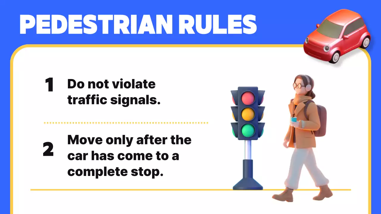 Blue Modern Traffic Guide Presentation