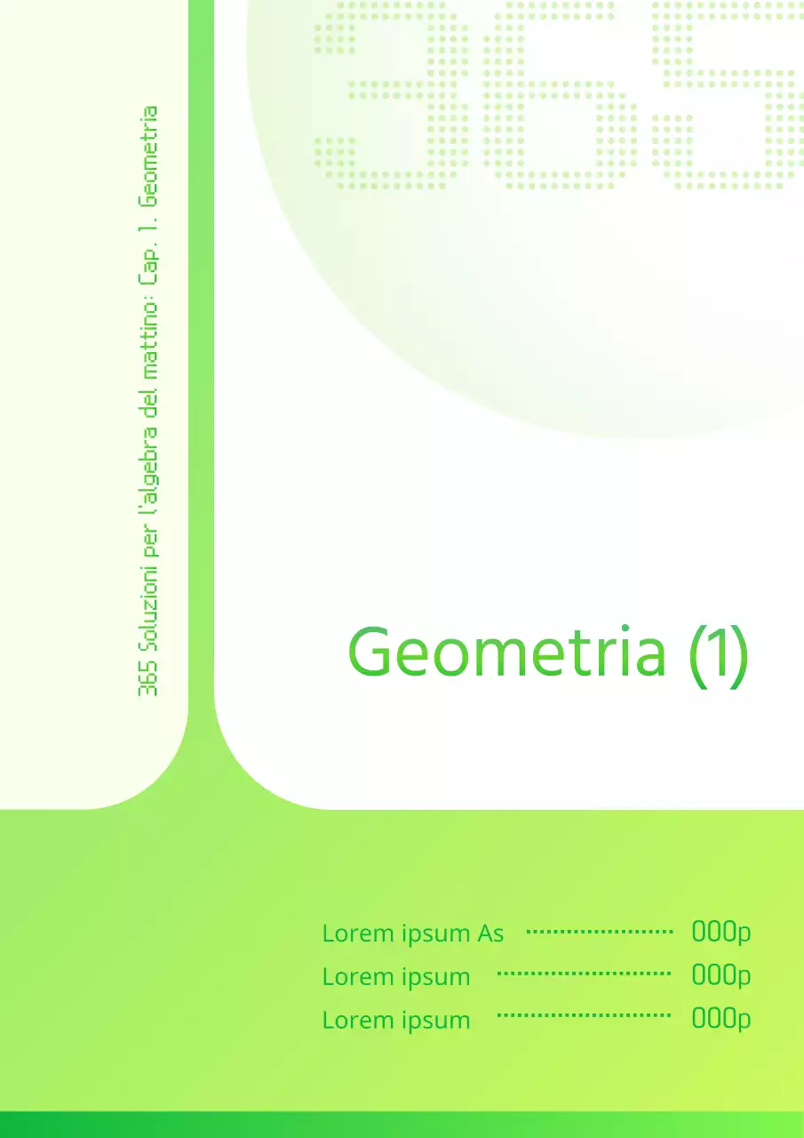 Libro di lavoro di matematica superiore di ispirazione cibernetica in verde e verde lime