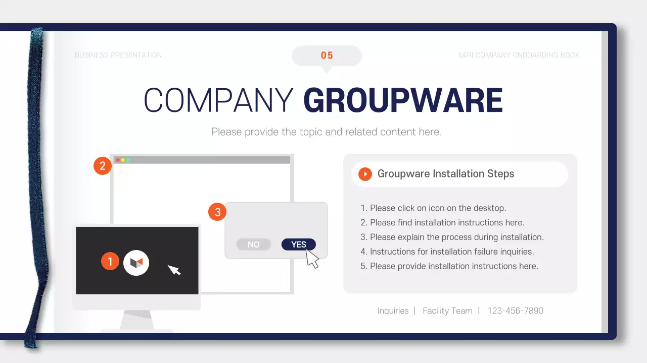 Navy Professional Onboarding Guide Presentation