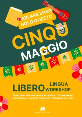 Pubblicità kitsch verde e arancione della classe spagnola