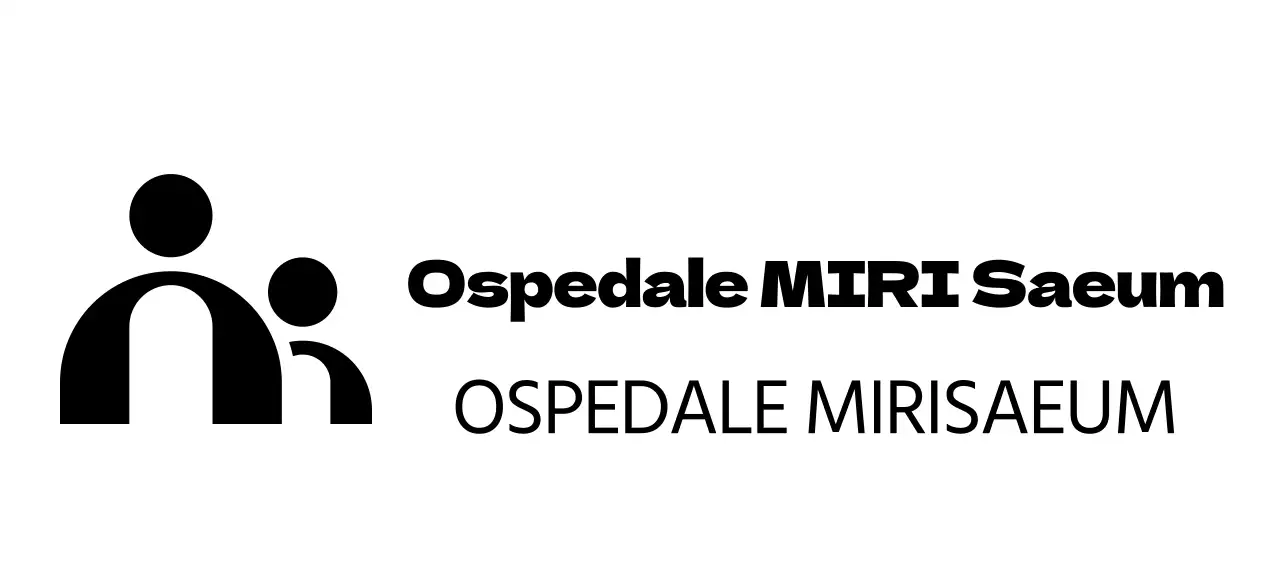 Logo ospedaliero semplice e illustrato
