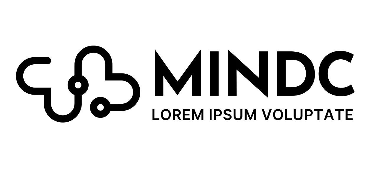 Ontwerp een vrijwilligersorganisatie met een pictogram met een hart en een stethoscoop