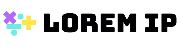 Wiskunde school met veelkleurig wiskunde symbool logo concept