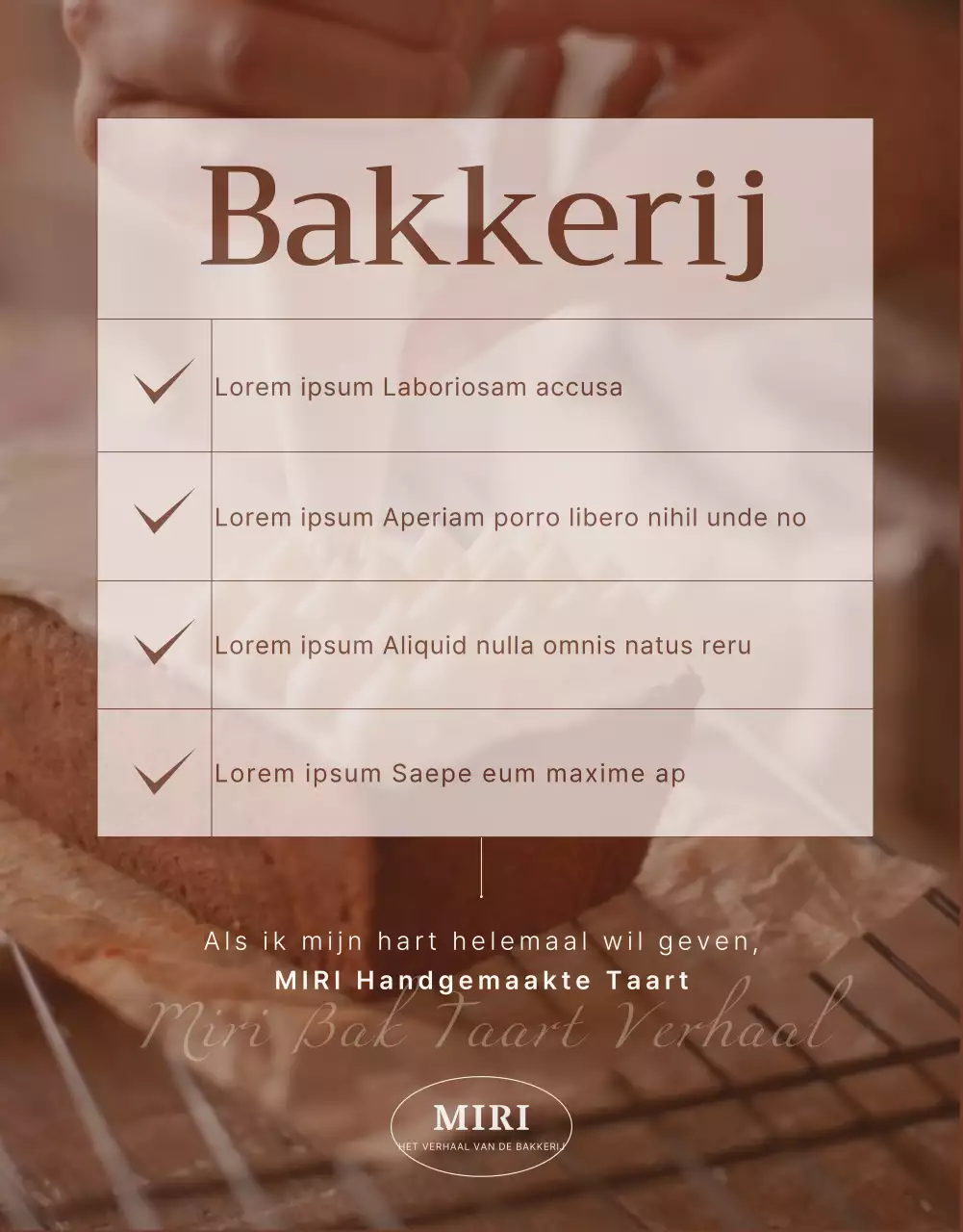 Promoot een schattige bakkerij in rood en roze