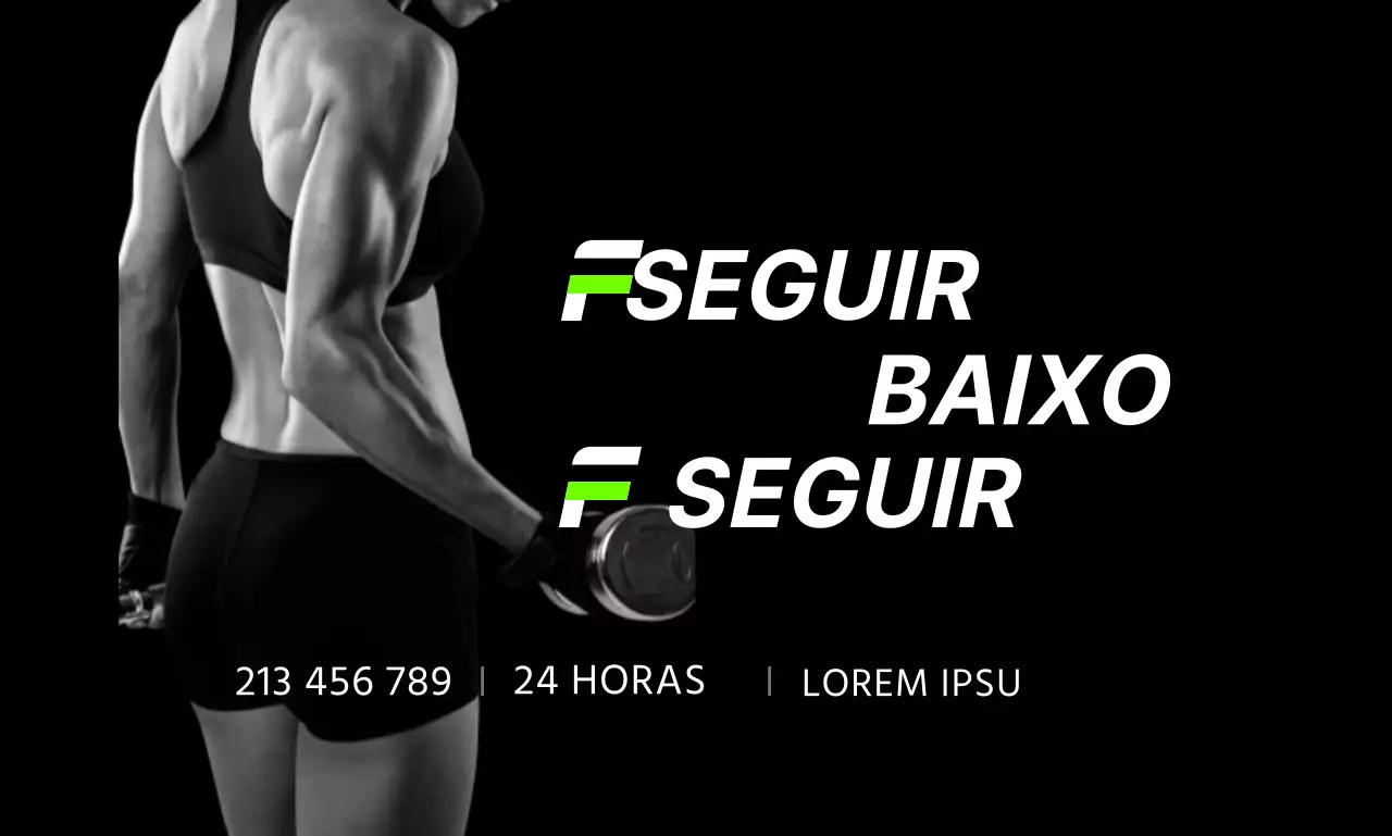Saúde com fotografia a preto e branco e um toque desportivo