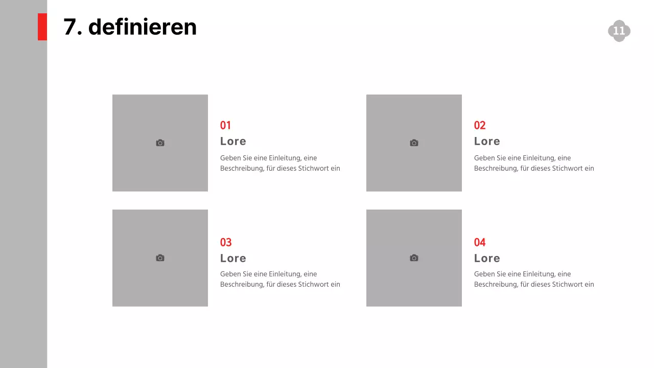 Einfache, schwarz-weiße Berichte über die Leistung und Strategie des Dienstes sowie über die voraussichtliche Entwicklung