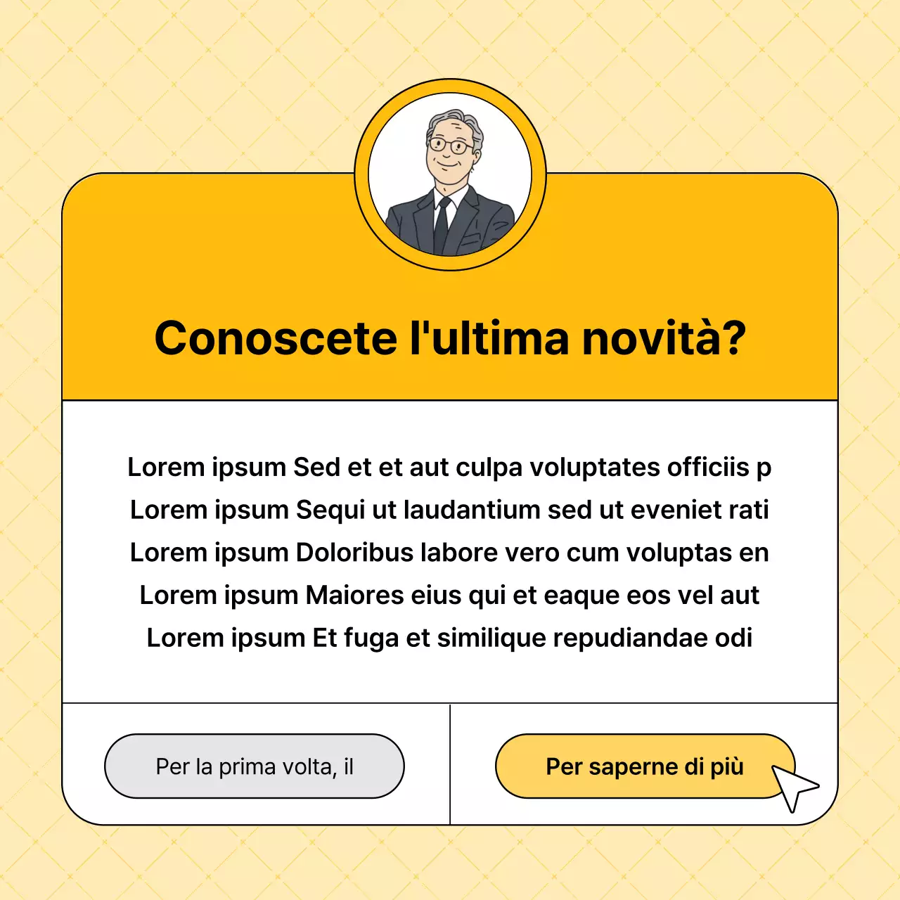 I contenuti semplici vincono nella posta gialla