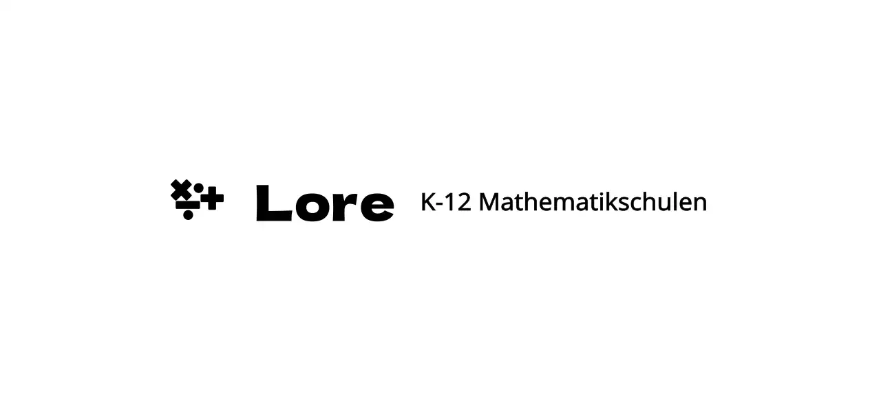 Mathe-Schule mit Mathe-Symbol Logo-Konzept