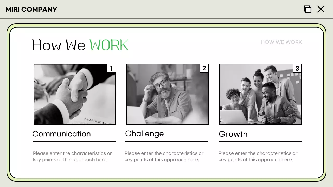 Green Minimal 온보딩 가이드 프레젠테이션