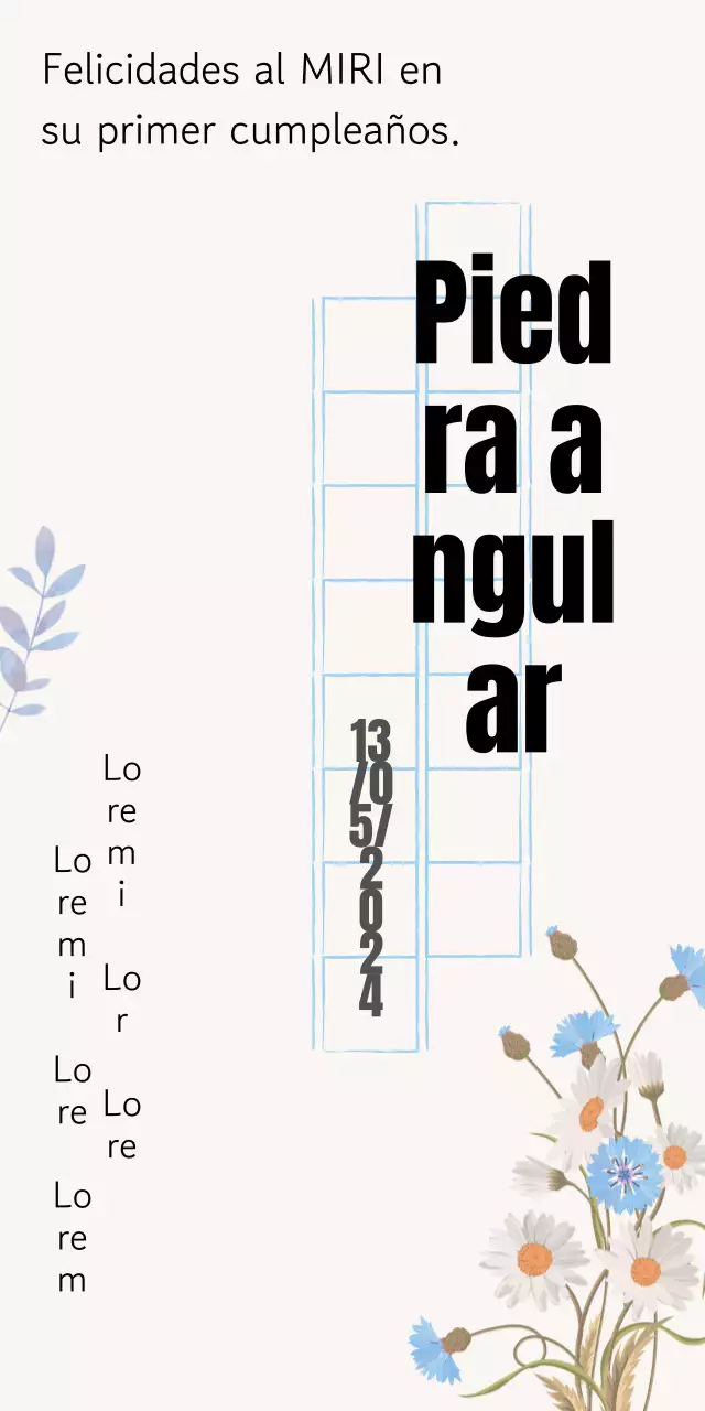 Mensaje de feliz cumpleaños en papel manuscrito vintage