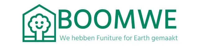 Kleurontwerp voor meubels met merklogo met een boom in een huis