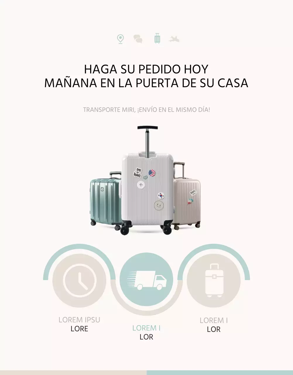 Promocione un sencillo portabebés de viaje en color menta y marfil