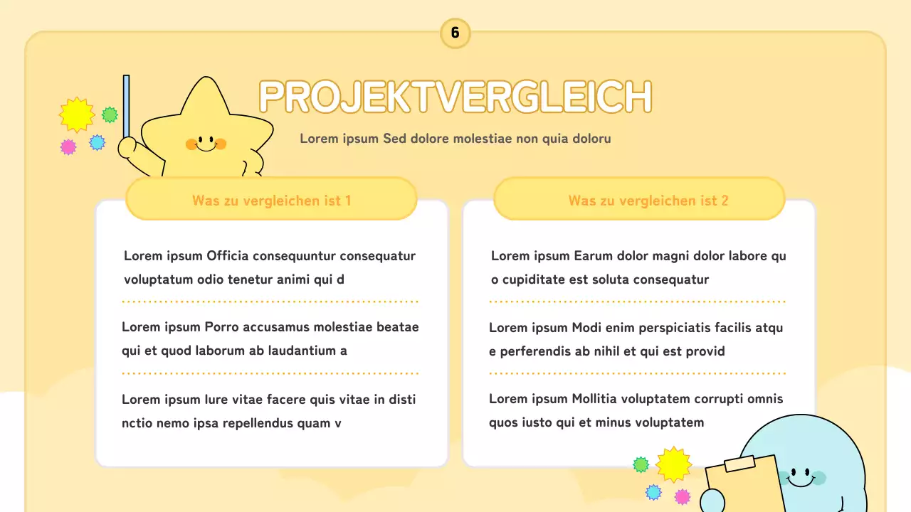 Ein hübscher, hellblauer und rosafarbener Information Organizer Report