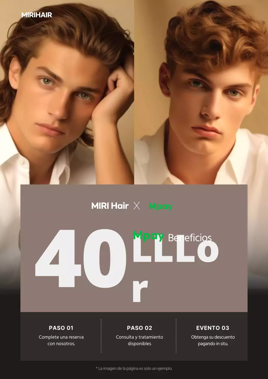 Promover descuentos por reserva anticipada en una sencilla peluquería beige y marrón