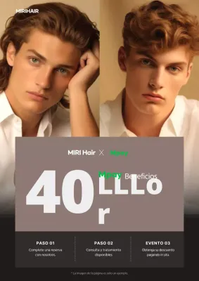 Promover descuentos por reserva anticipada en una sencilla peluquería beige y marrón