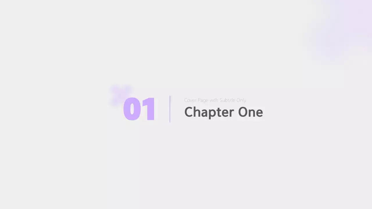 A simple report in mauve and gray