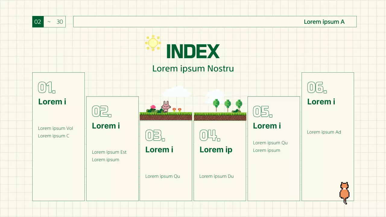Groen, retro gamegevoelig verslag