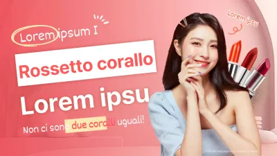 Sulle combinazioni di colori kitsch del rossetto rosso e giallo