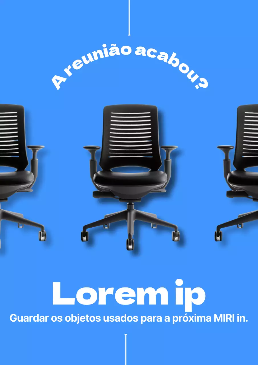 Anúncio de uma campanha de cultura de empresa com um fundo azul claro