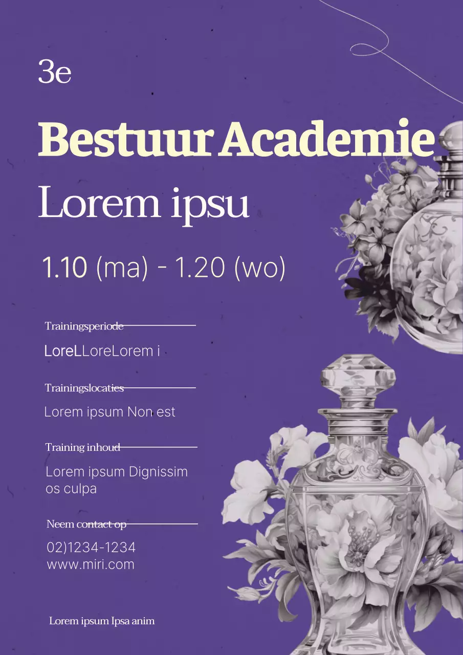 De werving van een klassiek paarse stuuracademie bevorderen