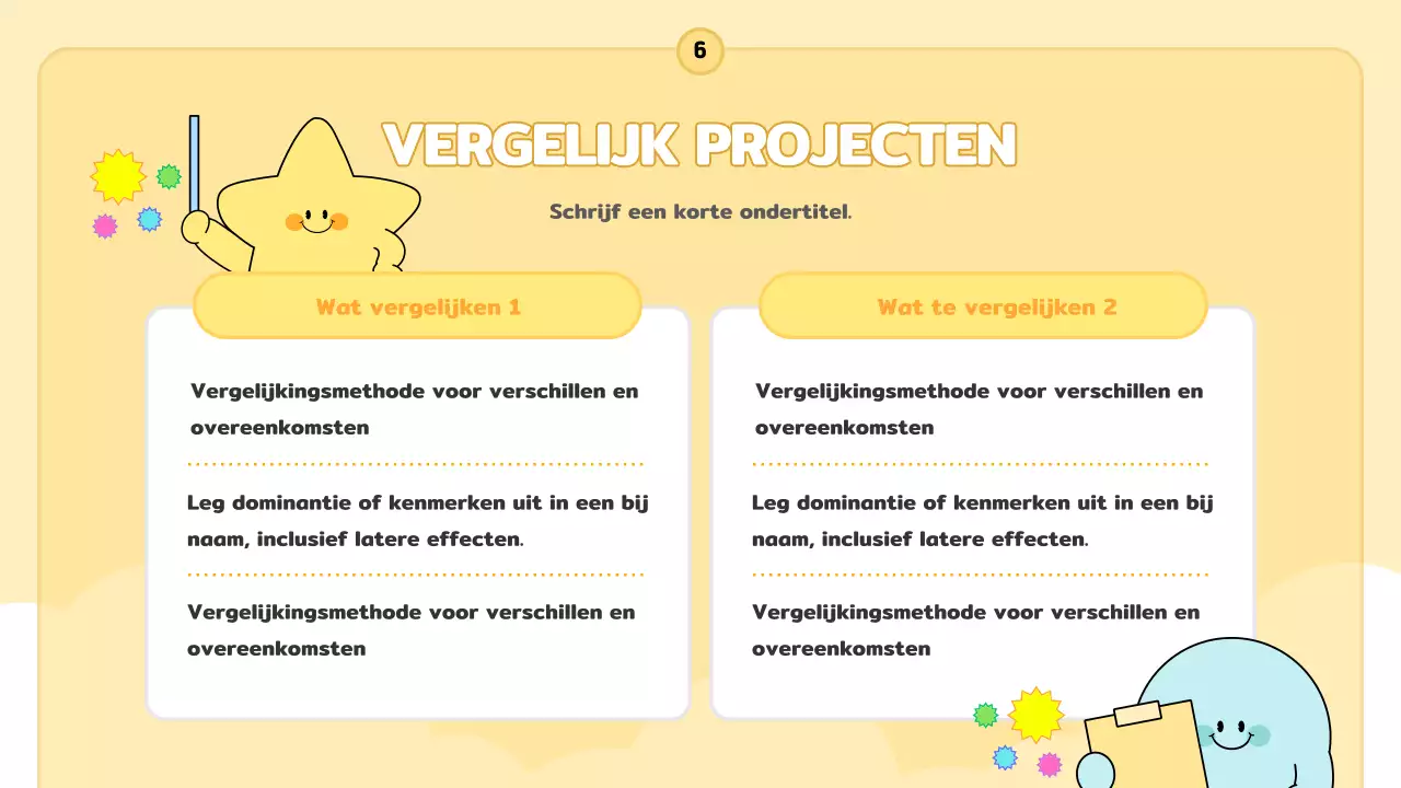 Een mooi, lichtblauw en roze informatie-organiser verslag