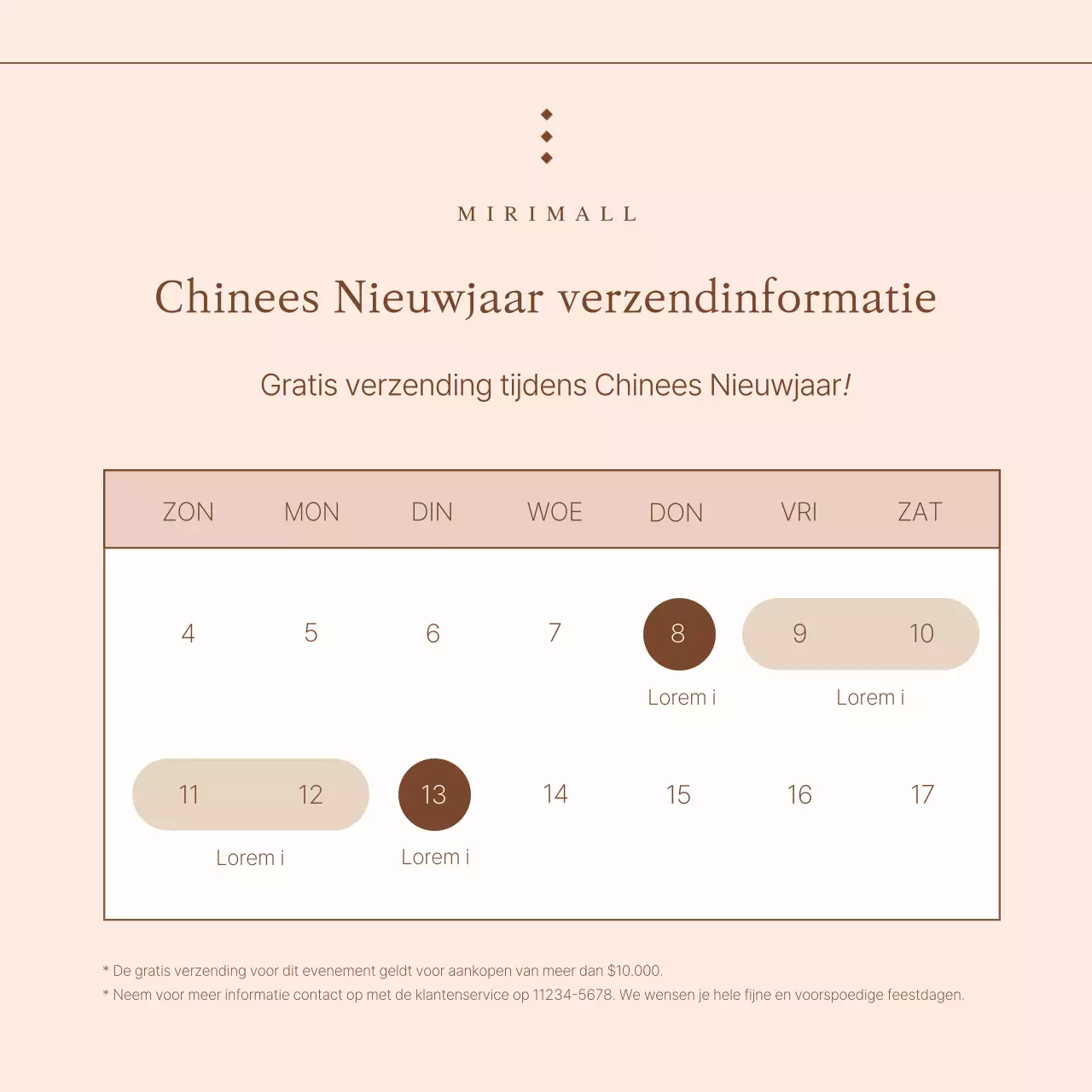 Promoot een trendy Chinees Nieuwjaar-cadeauset in roze en beige