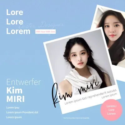 Eine moderne Best-Designer-Säule in Hellblau und Rosa