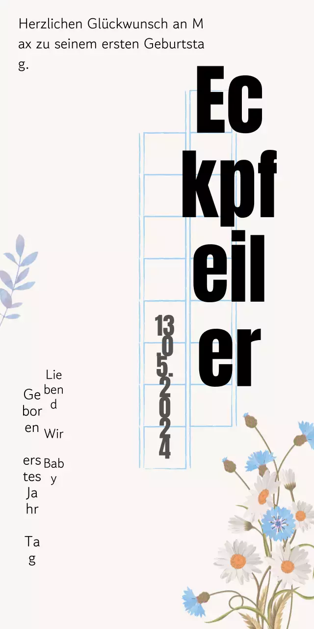 Alles Gute zum Geburtstag Nachricht auf Vintage Manuskript Papier