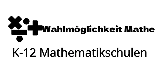 Mathe-Schule mit Mathe-Symbol Logo-Konzept