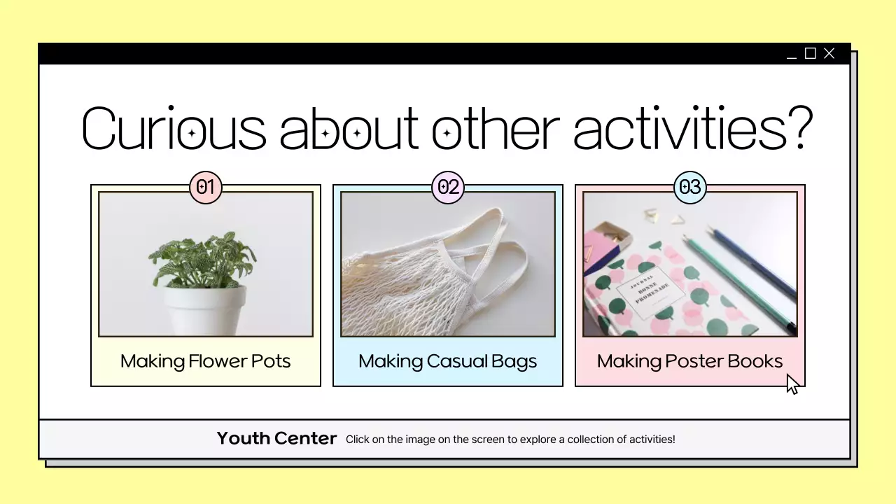 Colorful Playful Youth Activities Guide Presentation