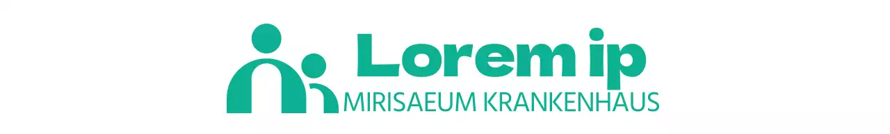 Einfaches illustriertes Krankenhauslogo