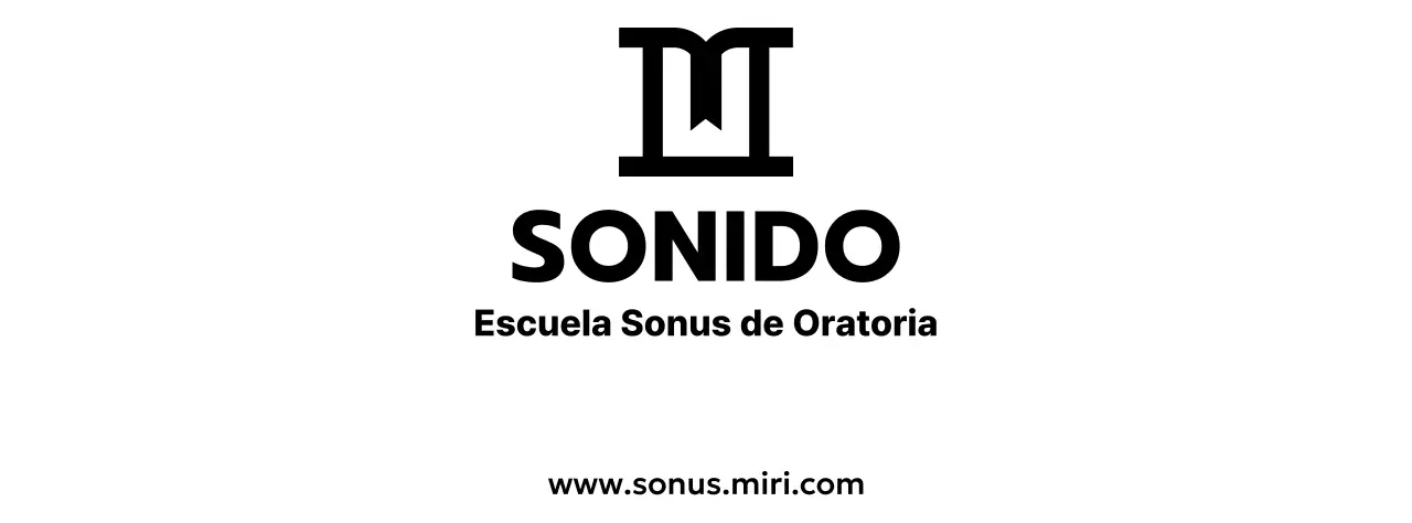 Diseño de escuela de oratoria con icono de podio