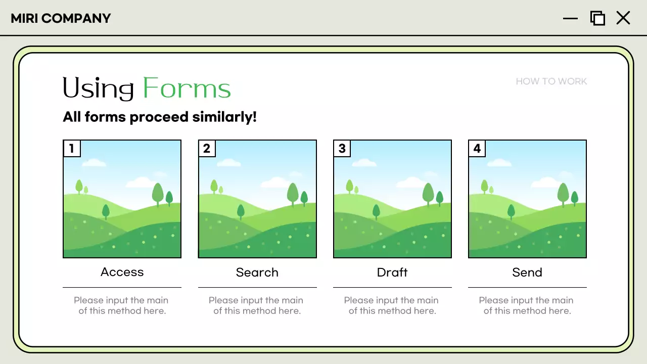 Green Minimal 온보딩 가이드 프레젠테이션