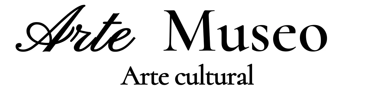 Logotipo de museo con un concepto cursivo elegante