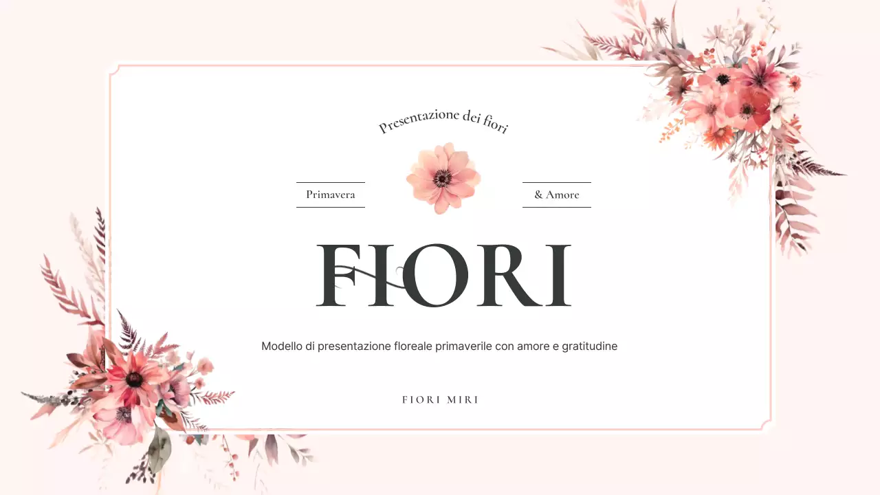 Lussuosa proposta di sfondo floreale acquerellato in rosa e avorio