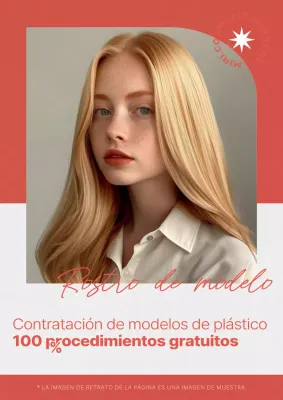 Contratación de modelos de molduras modernas en rosa fuerte y blanco