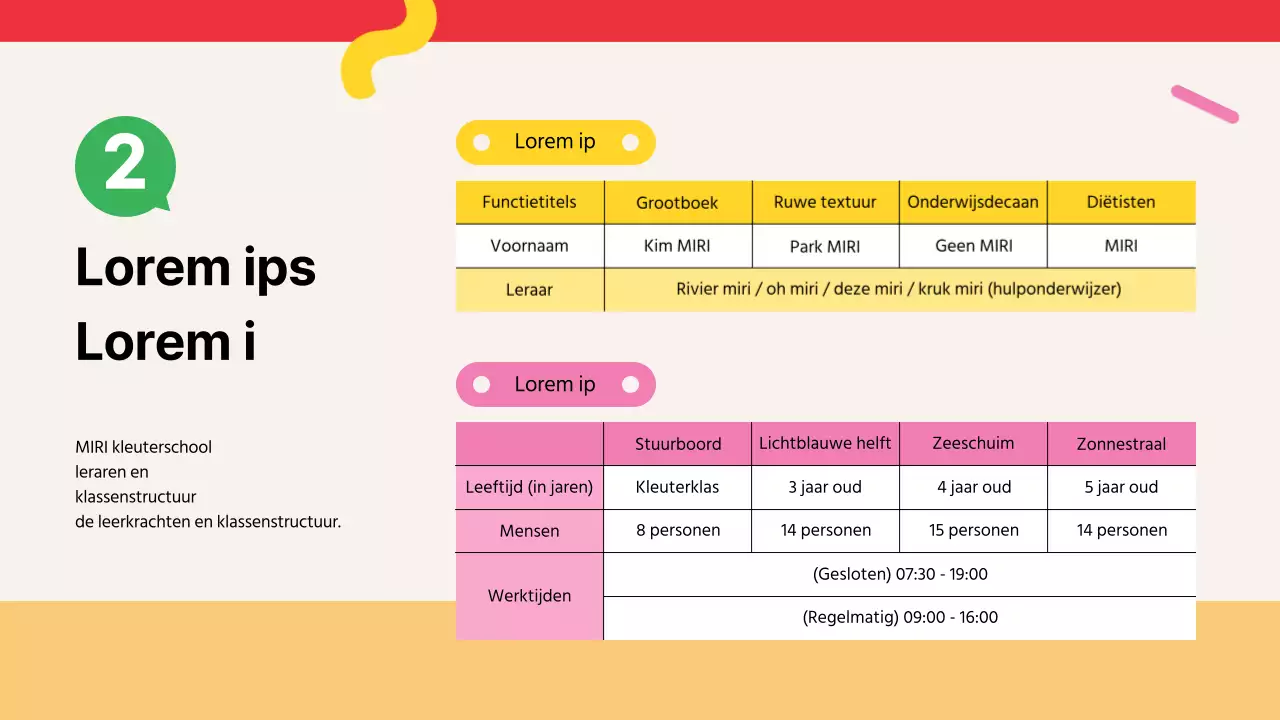 Een gids voor het werven van kinderen voor de rood-gele kleuterschool