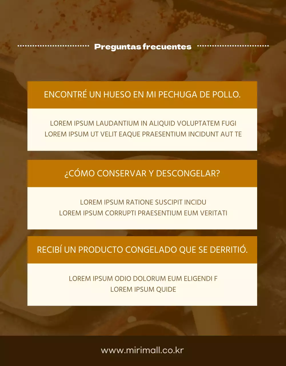 Promover pechugas de pollo vintage doradas