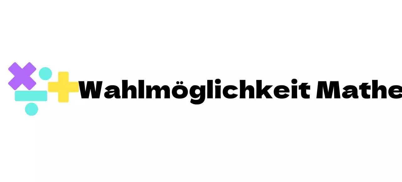 Mathe-Schule mit mehrfarbigem Mathe-Symbol Logo-Konzept