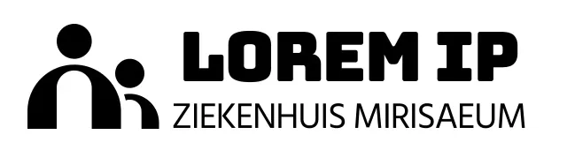 Eenvoudig geïllustreerd ziekenhuislogo