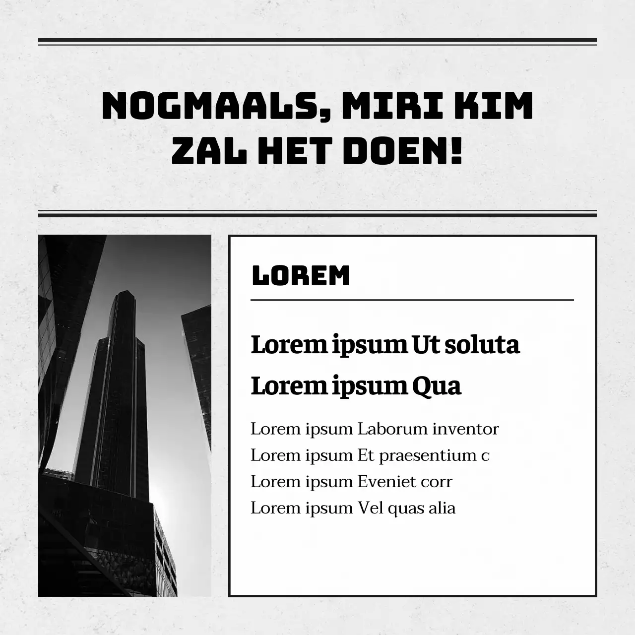 Zwart-wit, eenvoudige verkiezingsstrijd