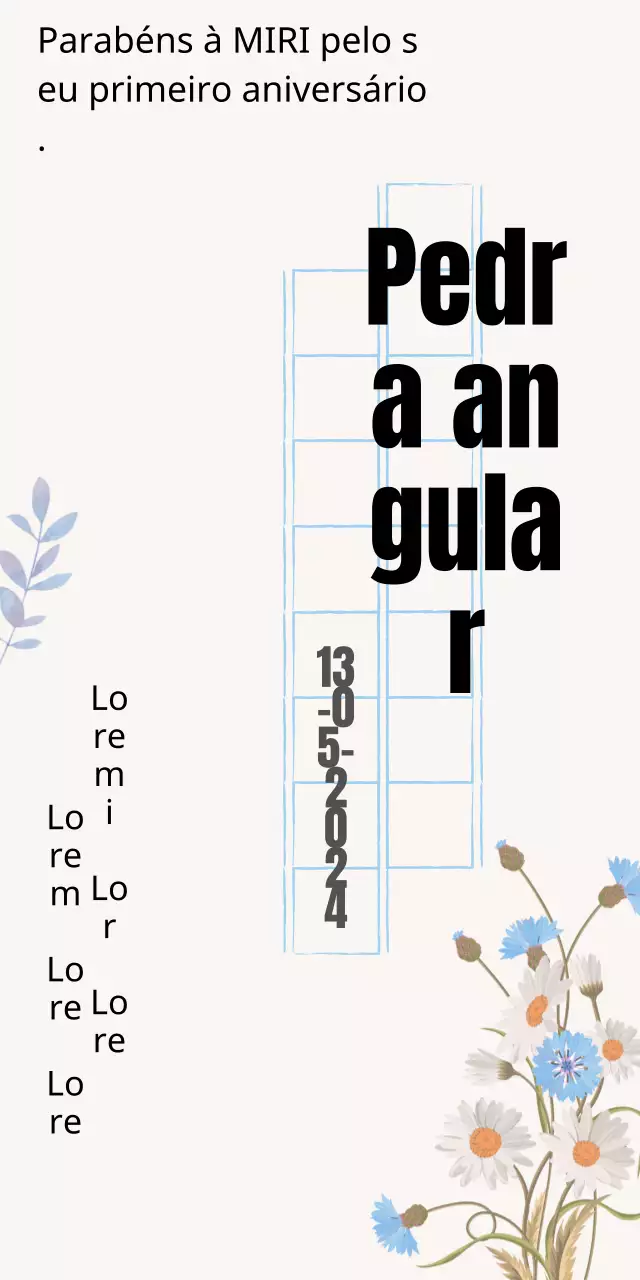 Mensagem de feliz aniversário em papel manuscrito vintage