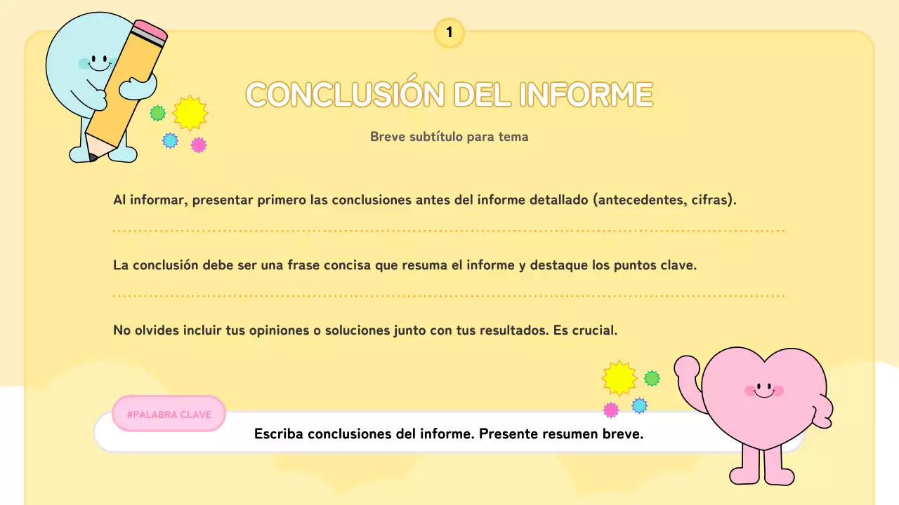 Un bonito informe organizador de información en azul claro y rosa